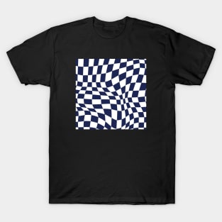 Spurs Distorted Checkered Pattern T-Shirt